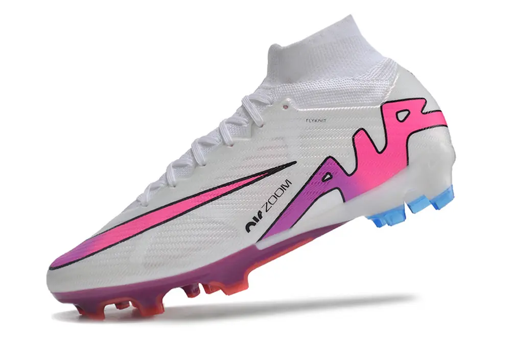 Nike Air Zoom Mercurial Superfly 9 Elite FG - White/Vibrant Pink/Deep Purple