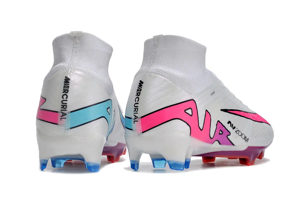 Nike Air Zoom Mercurial Superfly 9 Elite FG - White/Vibrant Pink/Deep Purple
