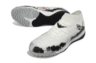 Puma Future 8 Ultimate TF Astro Turf Soccer Shoes - White/Black/Red