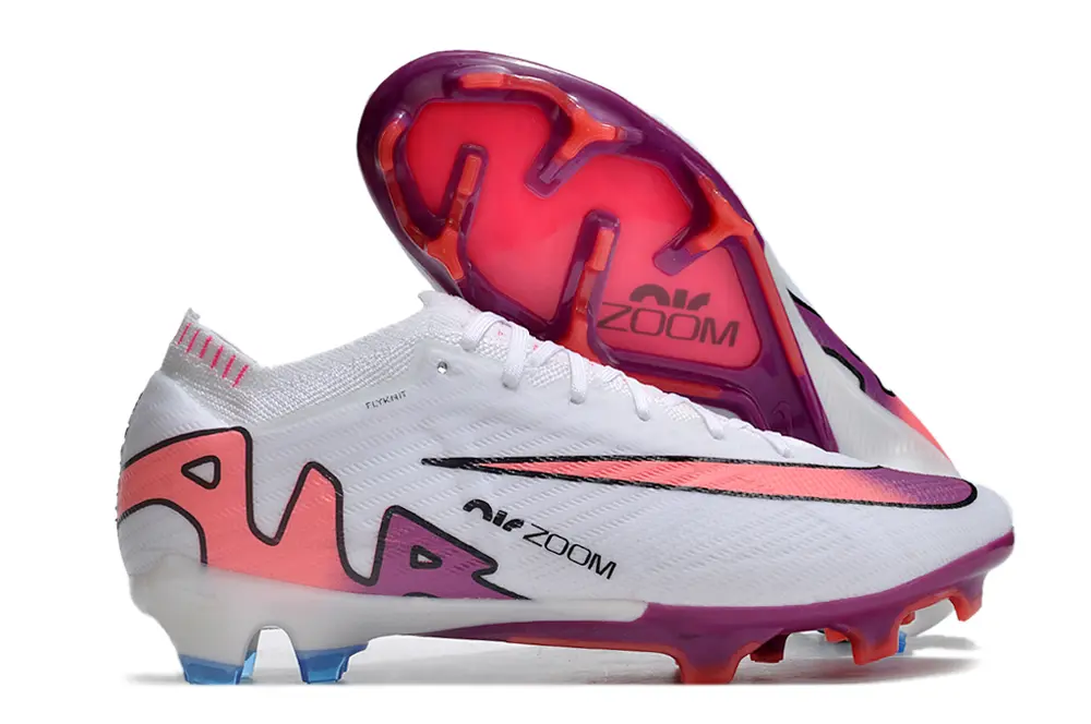 Nike Air Zoom Mercurial Vapor 15 Elite FG - White/Vibrant Pink/Soft Purple