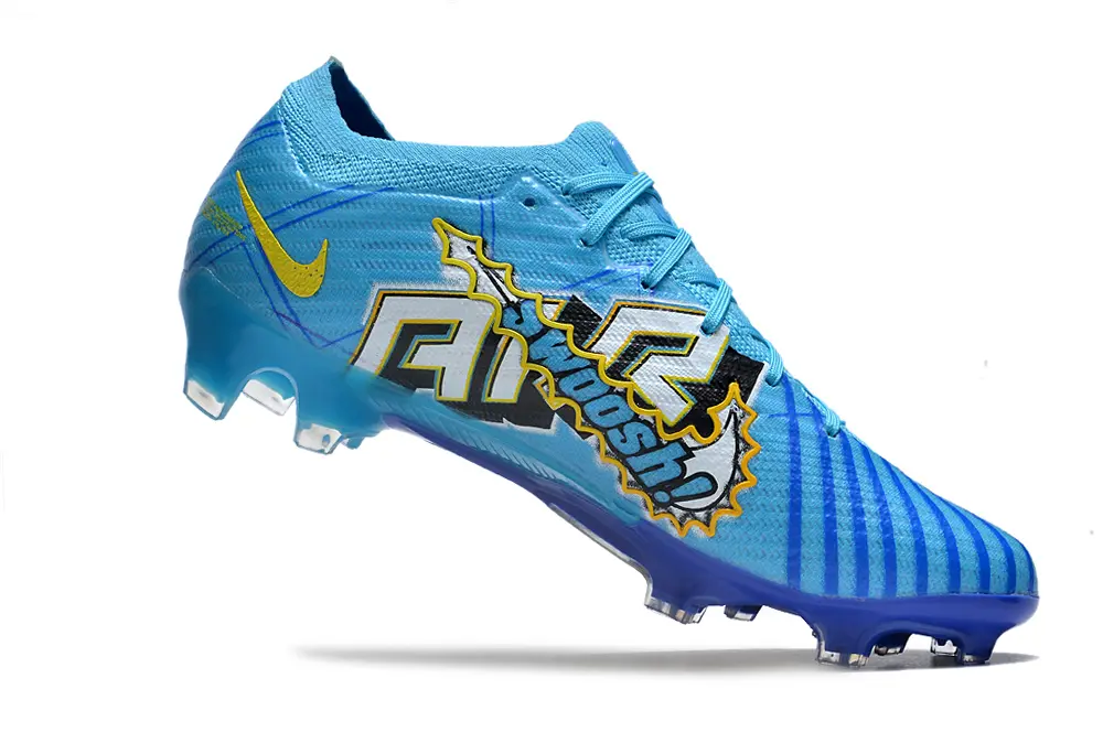 Mbappé x Nike Air Zoom Mercurial Vapor 15 Elite FG - Blue/Electric Blue/Golden Yellow