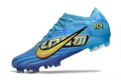 Mbappé x Nike Air Zoom Mercurial Vapor 15 Elite FG - Blue/Electric Blue/Golden Yellow