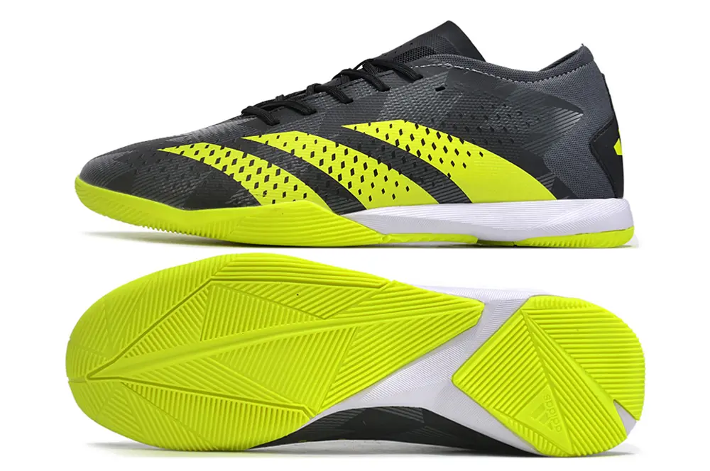 Adidas Predator Accuracy.3 IC - Black/Electric Yellow/Charcoal Gray