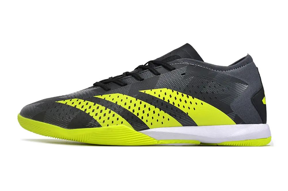 Adidas Predator Accuracy.3 IC - Black/Electric Yellow/Charcoal Gray
