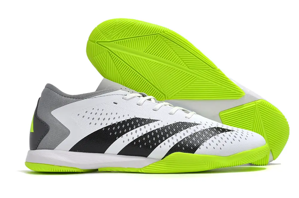 Adidas Predator Accuracy.3 IC - White/Electric Green/Black
