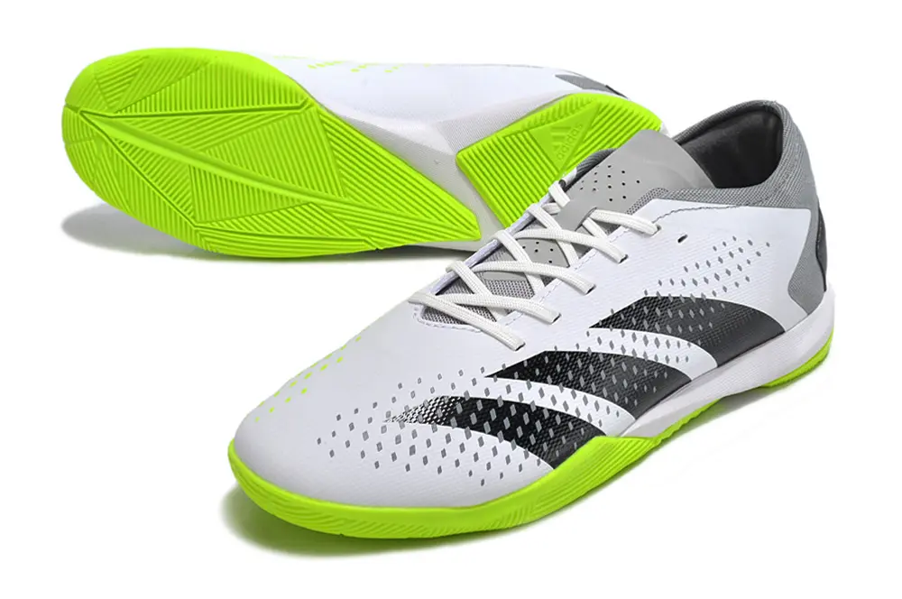 Adidas Predator Accuracy.3 IC - White/Electric Green/Black