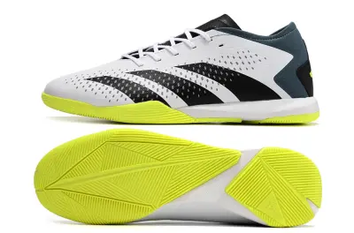 Adidas Predator Accuracy.3 IC - White/Electric Yellow/Deep Aqua