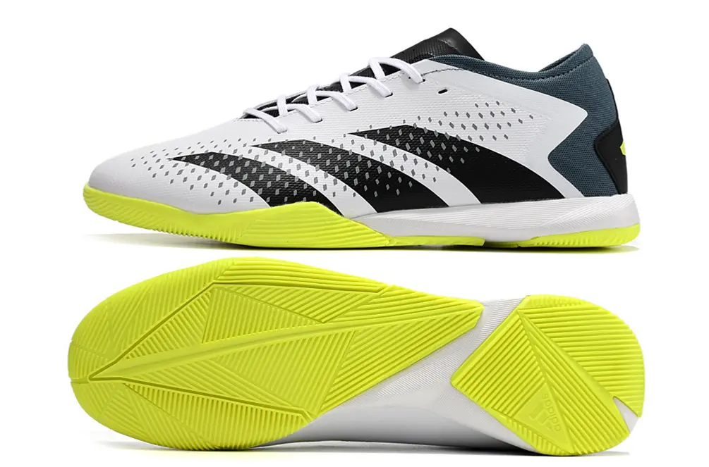 Adidas Predator Accuracy.3 IC - White/Electric Yellow/Deep Aqua