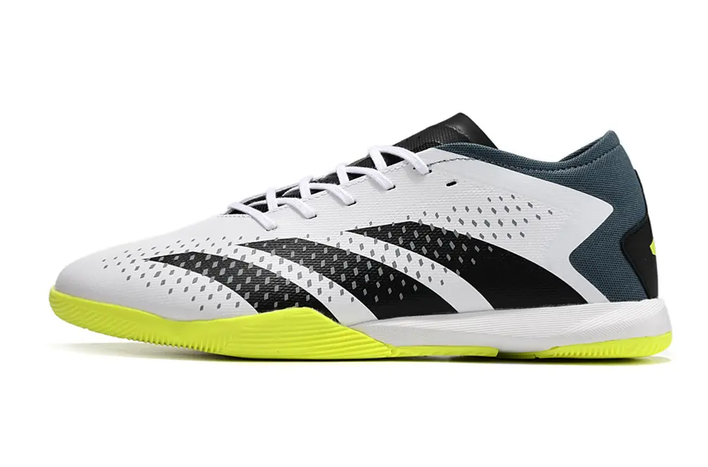 Adidas Predator Accuracy.3 IC - White/Electric Yellow/Deep Aqua
