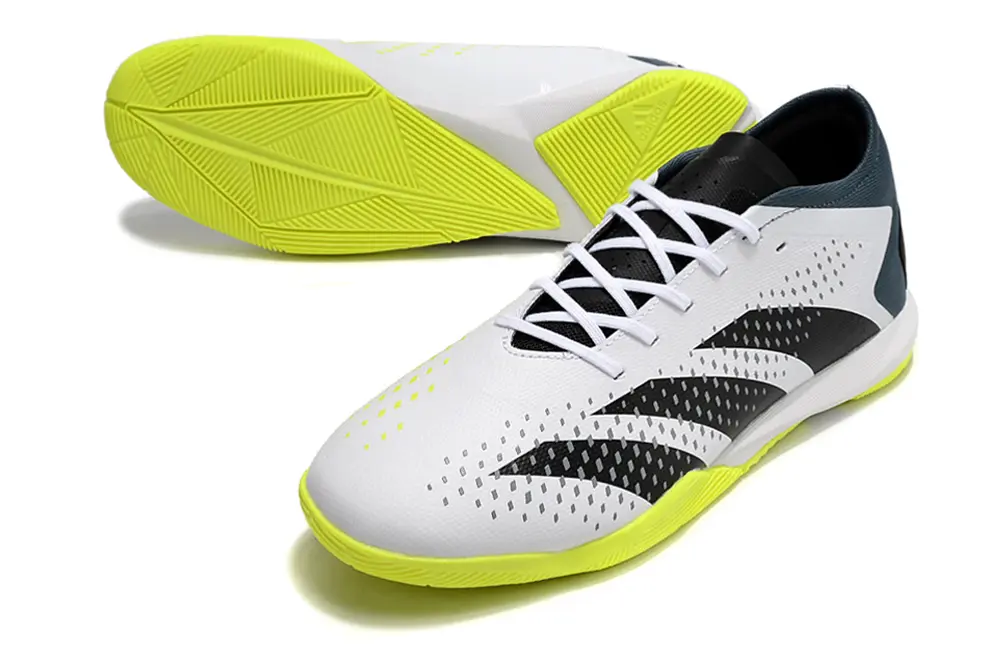 Adidas Predator Accuracy.3 IC - White/Electric Yellow/Deep Aqua