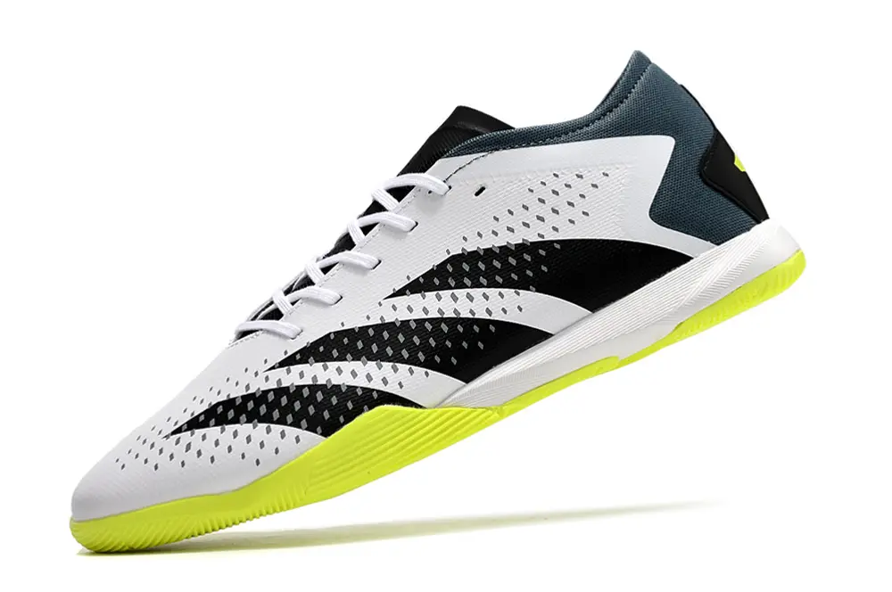 Adidas Predator Accuracy.3 IC - White/Electric Yellow/Deep Aqua
