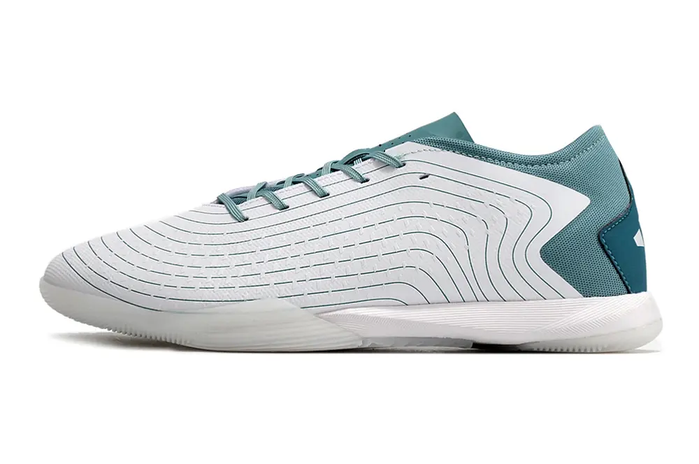 Adidas Predator Accuracy.3 IC - White/Soft Teal/Cool Gray