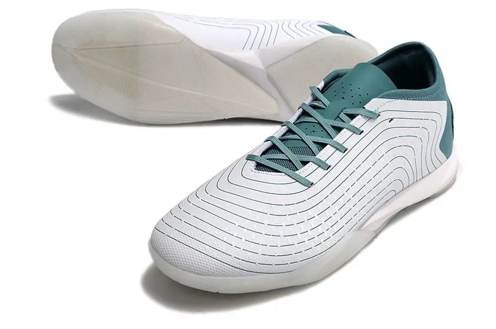 Adidas Predator Accuracy.3 IC - White/Soft Teal/Cool Gray
