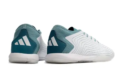 Adidas Predator Accuracy.3 IC - White/Soft Teal/Cool Gray