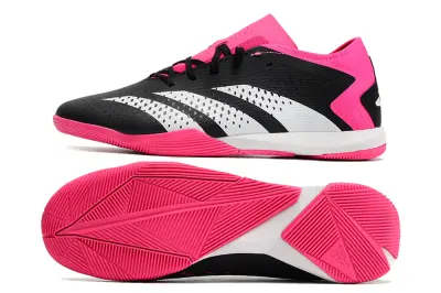 Adidas Predator Accuracy.3 IC - Black/Neon Pink/White