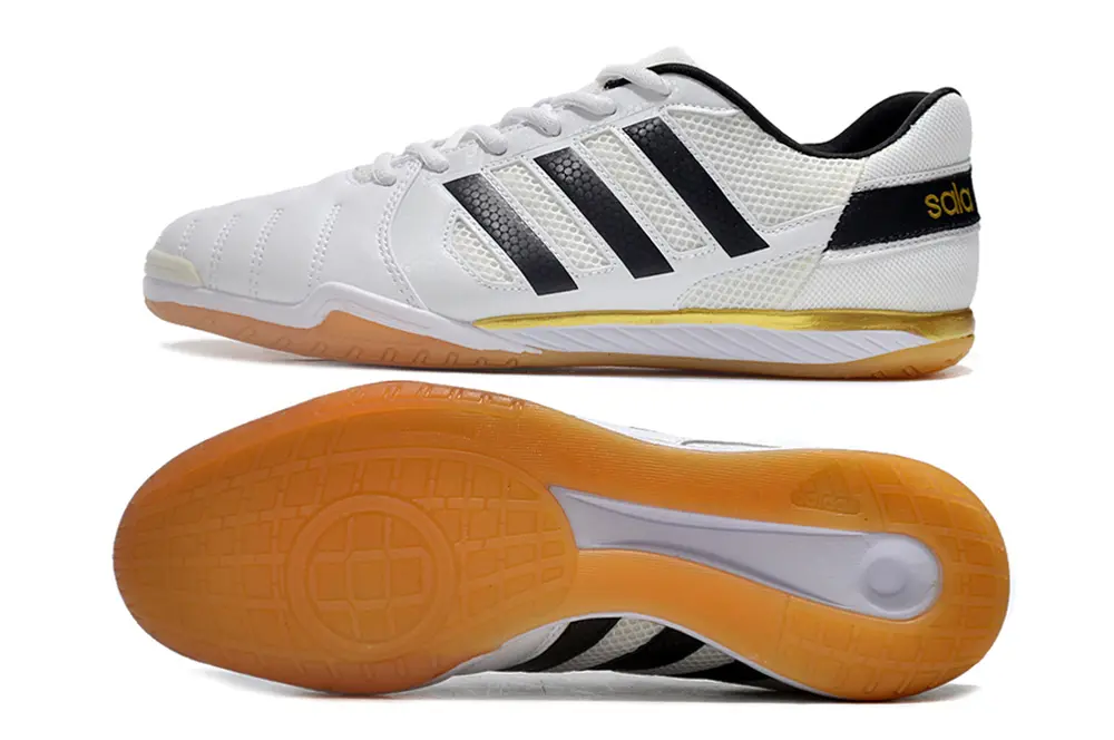 Adidas Top Sala IC - White/Classic Black/Golden Yellow