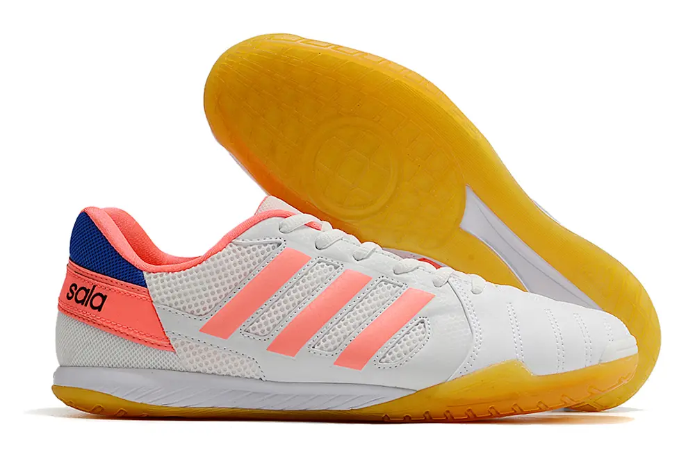 Adidas Top Sala IC - White/Neon Pink/Blue