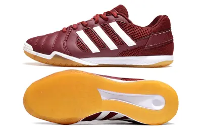 Adidas Top Sala IC - Burgundy/Crisp White/Golden Amber