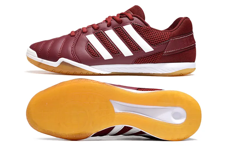 Adidas Top Sala IC - Burgundy/Crisp White/Golden Amber