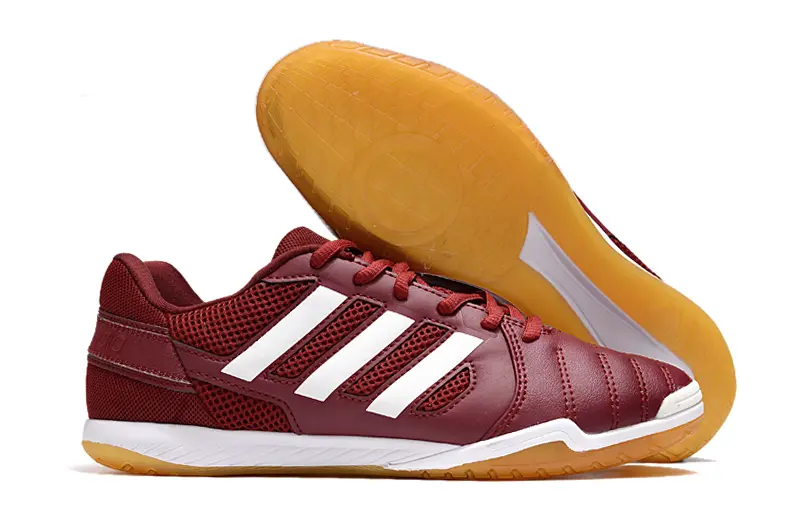 Adidas Top Sala IC - Burgundy/Crisp White/Golden Amber