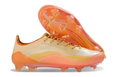 Messi x Adidas F50 Elite FG Firm Ground Soccer Cleats - Orange/Sunset Glow/Peach Burst