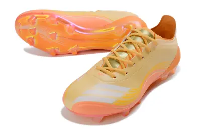 Messi x Adidas F50 Elite FG Firm Ground Soccer Cleats - Orange/Sunset Glow/Peach Burst