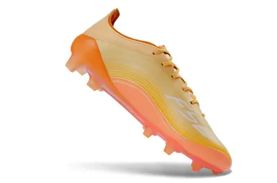 Messi x Adidas F50 Elite FG Firm Ground Soccer Cleats - Orange/Sunset Glow/Peach Burst