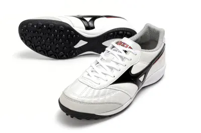 Mizuno Morelia Neo 4 TF Astro Turf Soccer Shoes - White/Black/Red