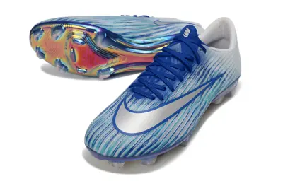 Nike Air Zoom Superfly 11 Elite FG Firm Ground Soccer Cleats - Blue/Iridescent Blue/Silver
