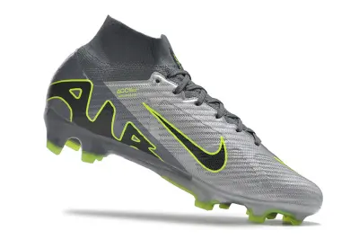 Nike Air Zoom Mercurial Superfly 9 Elite FG - Gray/Vibrant Green/Charcoal Black
