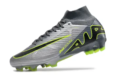 Nike Air Zoom Mercurial Superfly 9 Elite FG - Gray/Vibrant Green/Charcoal Black