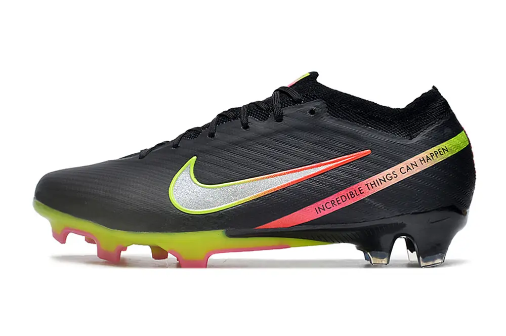 Nike Air Zoom Mercurial Vapor 15 Elite FG - Black/Neon Green/Hot Pink