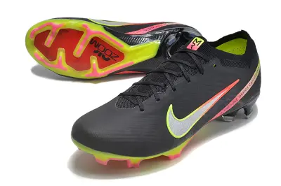 Nike Air Zoom Mercurial Vapor 15 Elite FG - Black/Neon Green/Hot Pink