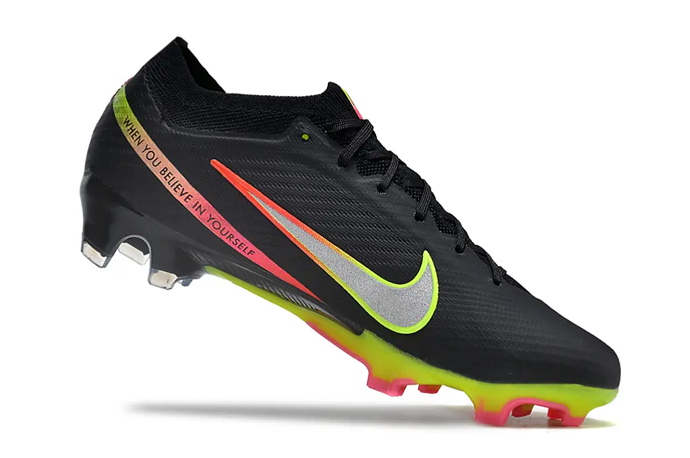 Nike Air Zoom Mercurial Vapor 15 Elite FG - Black/Neon Green/Hot Pink