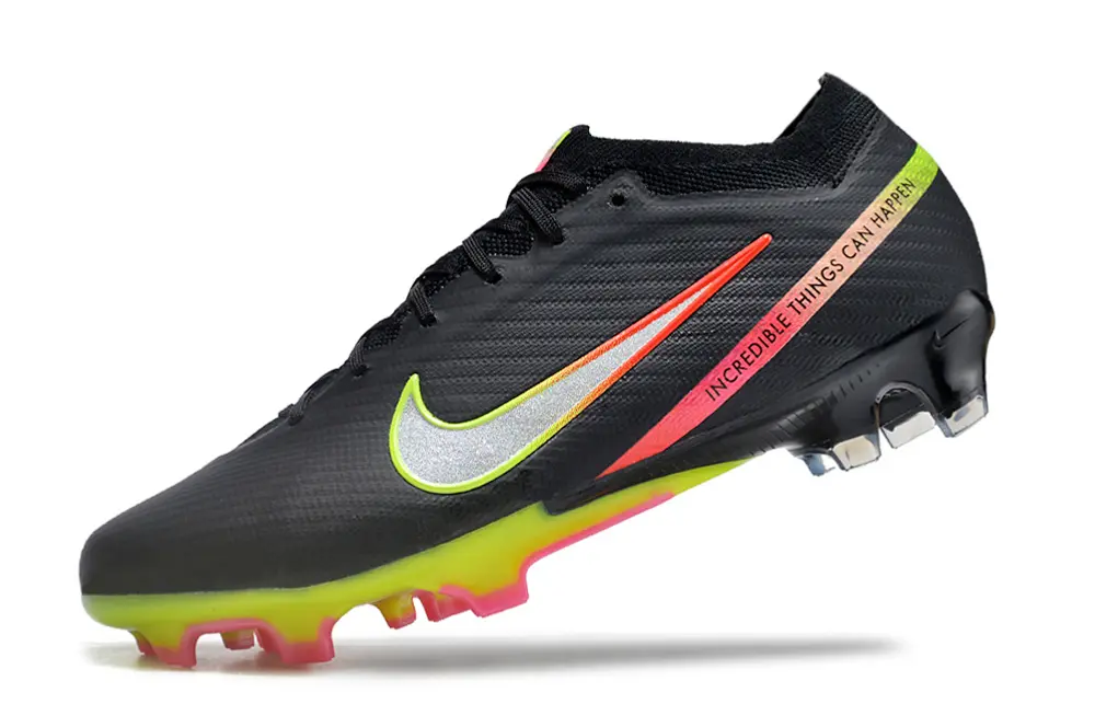 Nike Air Zoom Mercurial Vapor 15 Elite FG - Black/Neon Green/Hot Pink