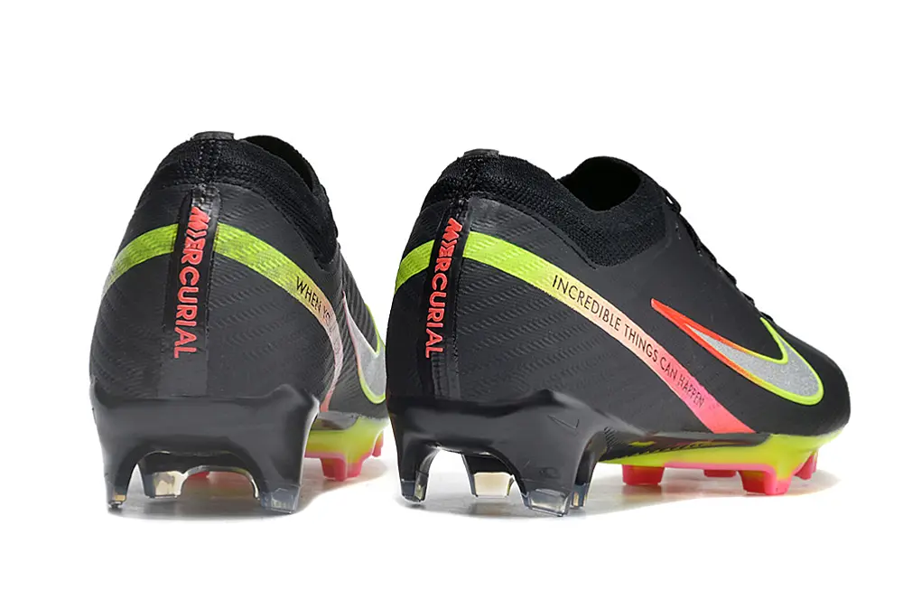 Nike Air Zoom Mercurial Vapor 15 Elite FG - Black/Neon Green/Hot Pink