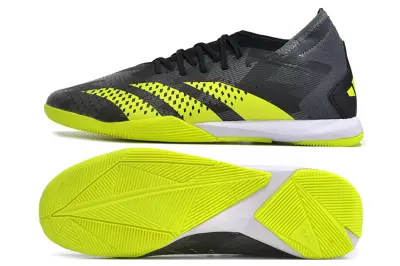 Adidas Predator Accuracy.3 IC - Black/Vibrant Lime/Shadow Gray