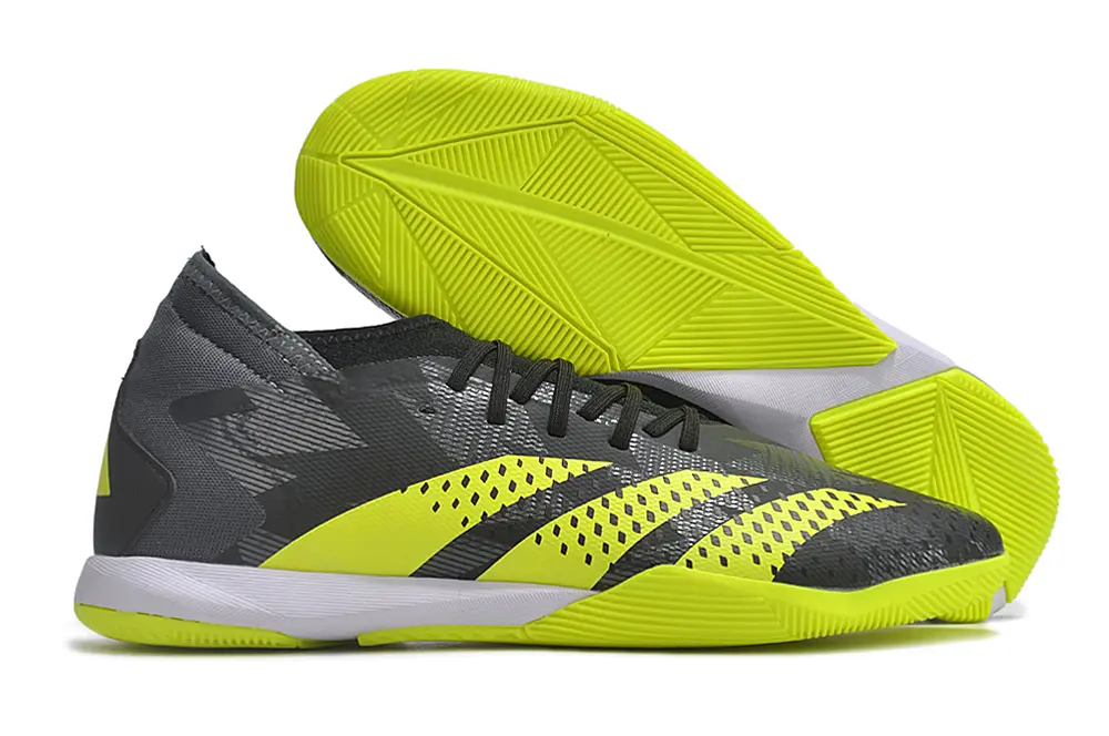 Adidas Predator Accuracy.3 IC - Black/Vibrant Lime/Shadow Gray