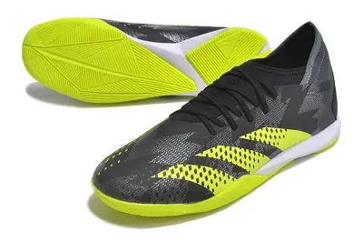 Adidas Predator Accuracy.3 IC - Black/Vibrant Lime/Shadow Gray