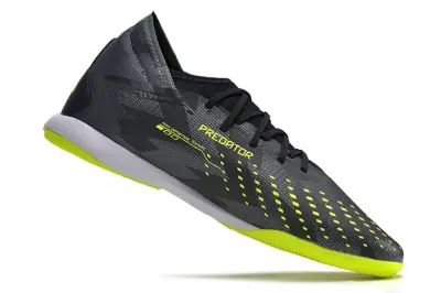 Adidas Predator Accuracy.3 IC - Black/Vibrant Lime/Shadow Gray