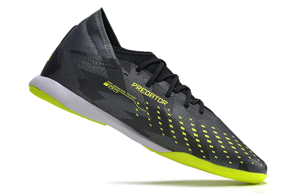 Adidas Predator Accuracy.3 IC - Black/Vibrant Lime/Shadow Gray