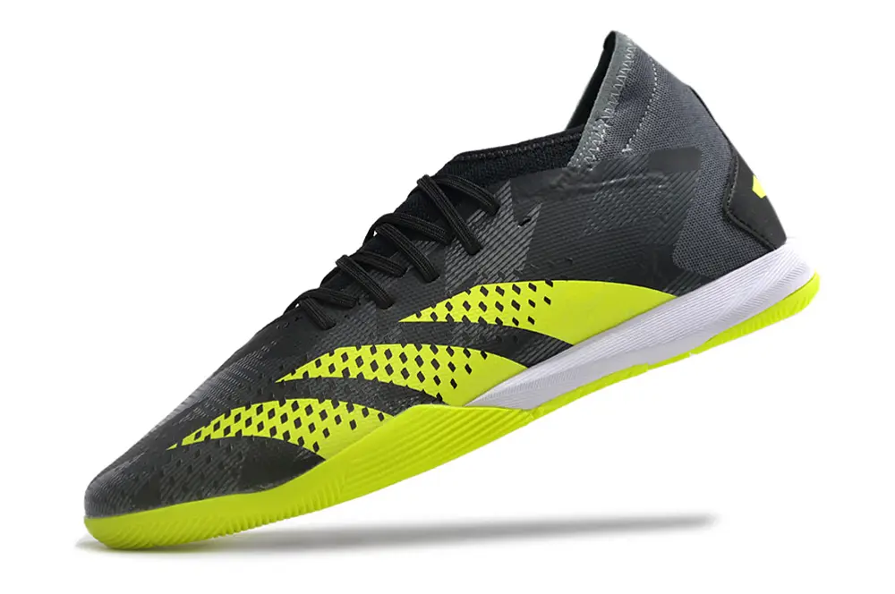 Adidas Predator Accuracy.3 IC - Black/Vibrant Lime/Shadow Gray
