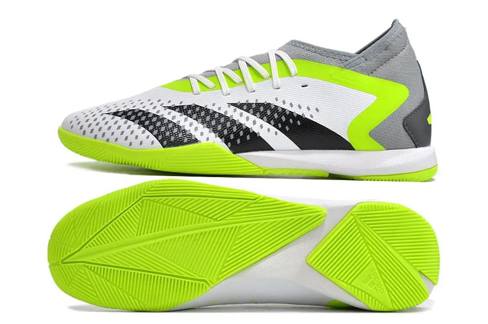 Adidas Predator Accuracy.3 IC - White/Lime Green/Black