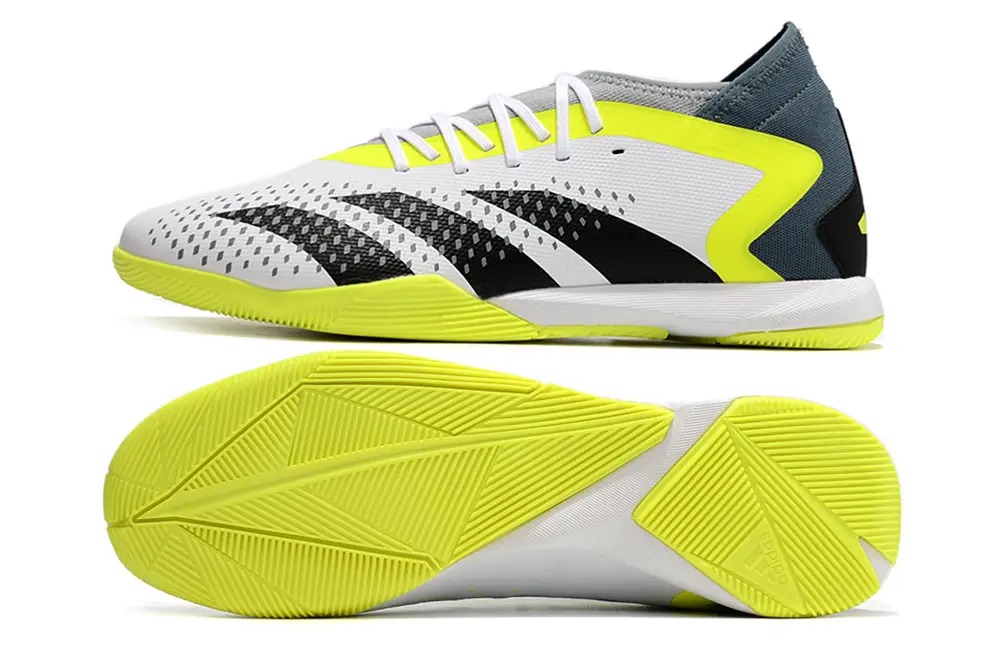 Adidas Predator Accuracy.3 IC - White/Neon Yellow/Black