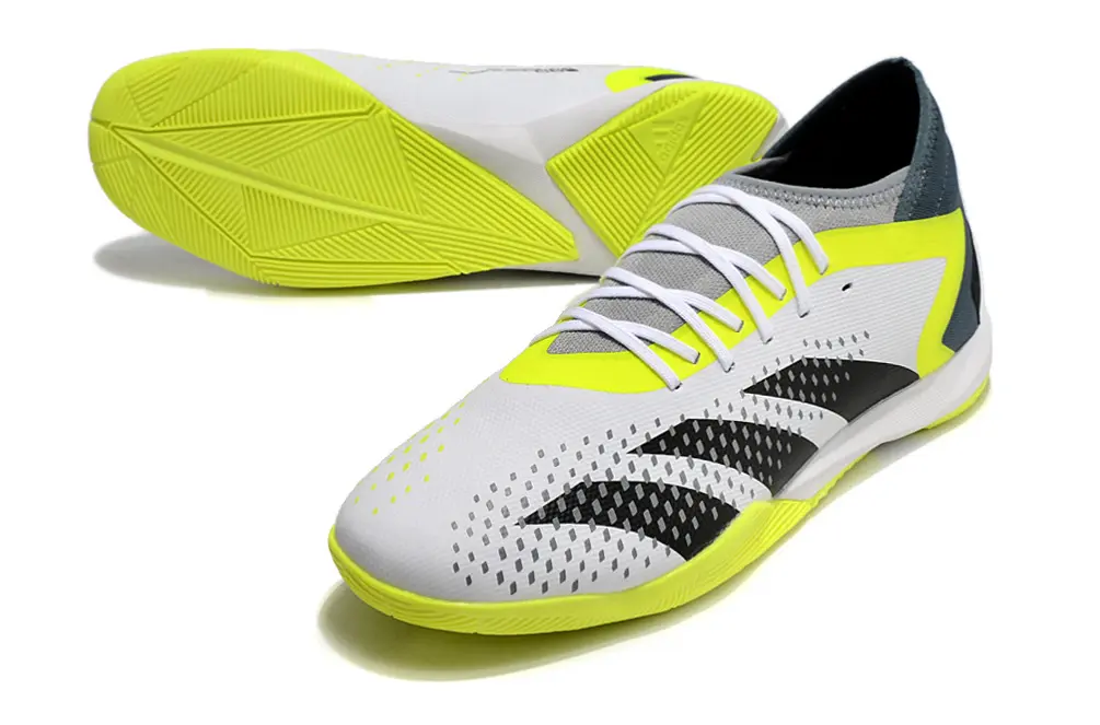 Adidas Predator Accuracy.3 IC - White/Neon Yellow/Black