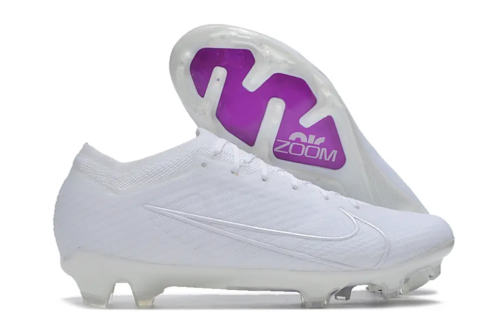 Nike Air Zoom Mercurial Vapor 15 Elite FG - White/Bright White/Deep Purple