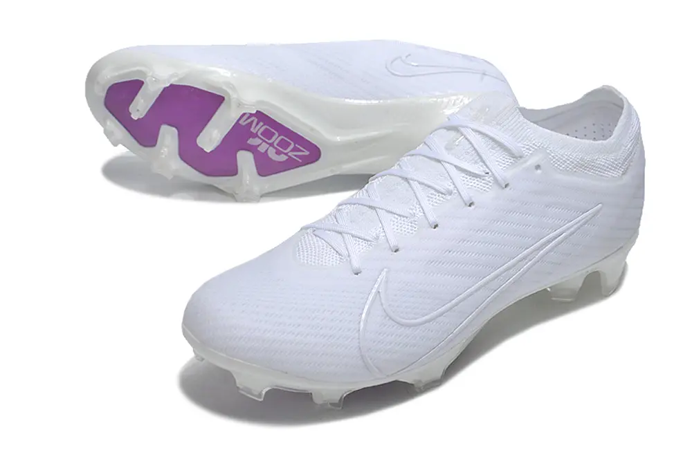 Nike Air Zoom Mercurial Vapor 15 Elite FG - White/Bright White/Deep Purple