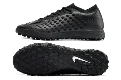 Nike Phantom Ultra Venom TF - Black/Midnight Black/Gritty Graphite