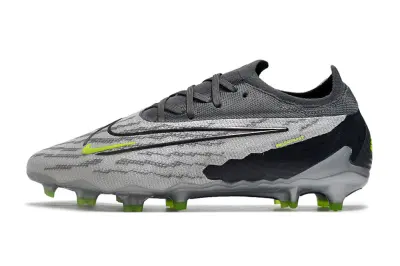 Nike Phantom GX Elite FG - Gray/Neon Green/Charcoal Black