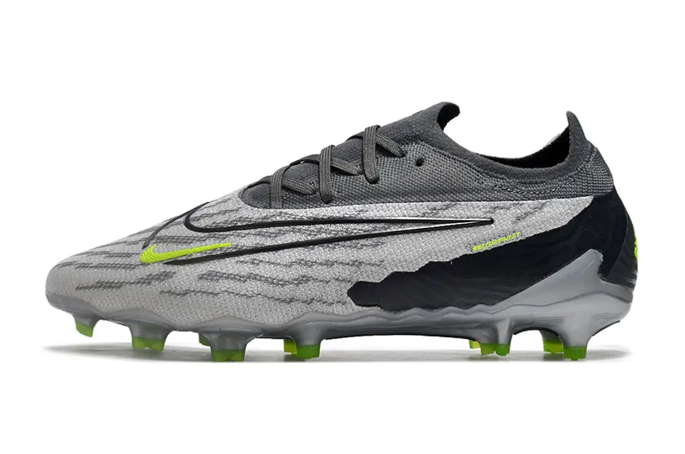 Nike Phantom GX Elite FG - Gray/Neon Green/Charcoal Black